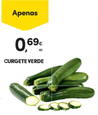 Continente Curgete Verde promoção