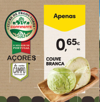 Continente Couve Branca promoção