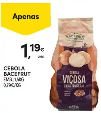 Continente Cebola Bacefrut 1,5kg promoção