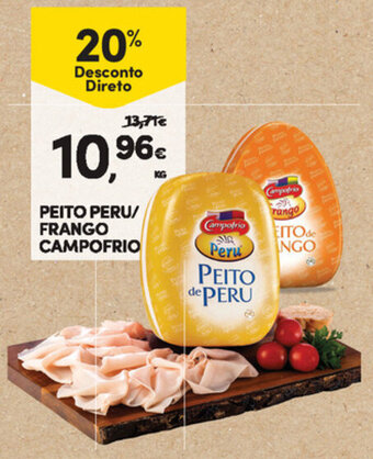 Continente Peito Peru/Frango Campofrio promoção