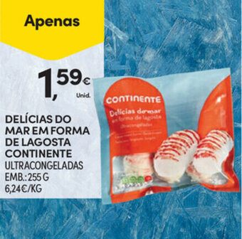 Delícias do Mar Em Forma de Lagosta Continente 255g