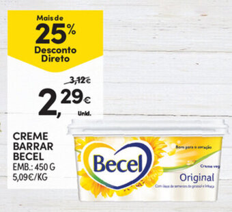 Creme Barrar Becel 450g
