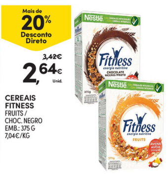 Continente Cereais Fitness 375g promoção