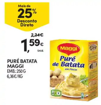 Continente Puré Batata Maggi 250g promoção