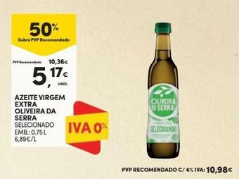 Continente Bom dia Azeite extravirgem oliveira da serra promoção