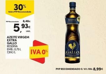 Continente Bom dia Azeite virgem gallo promoção