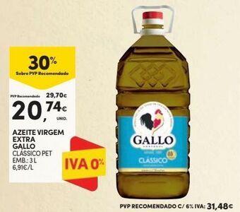 Azeite virgem gallo
