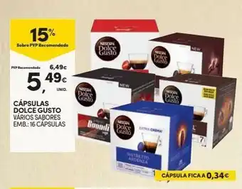 Continente Bom dia Cápsulas de café nescafé promoção