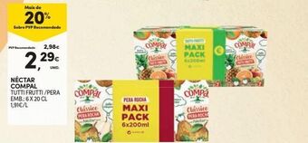 Continente Bom dia Néctar compal promoção