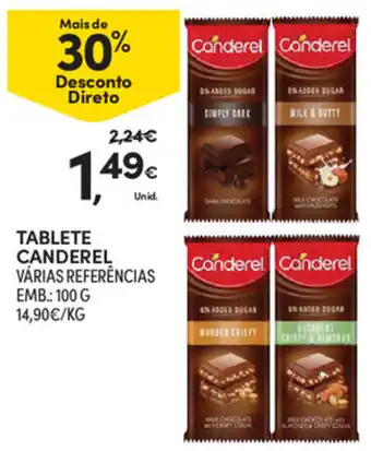 Tablete Canderel 100g