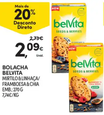 Continente Bolacha Belvita 270g promoção
