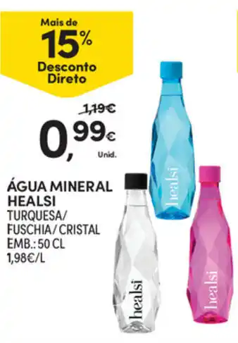 Continente Água Mineral Healsi 50cl promoção