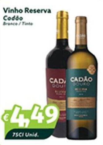Vinho Reserva Codão 75cl