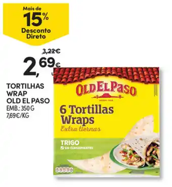 Tortilhas Wrap Old El Paso 350g