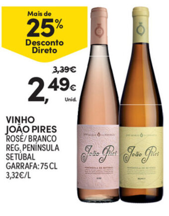 Continente Vinho João Pires 75cl promoção