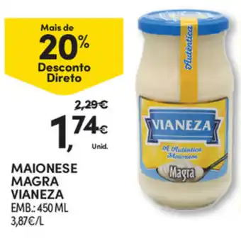 Maionese Magra Vianeza 450ml