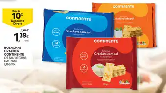 Continente Bolachas Cracker Continente 500g promoção