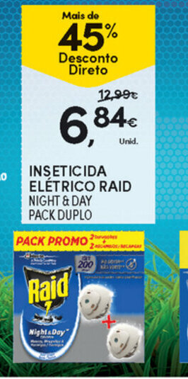 Continente Inseticida Elétrico Raid promoção
