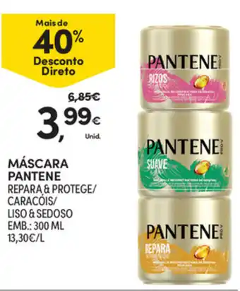 Continente Máscara Pantene 300ml promoção
