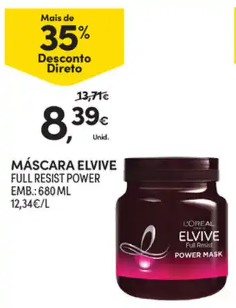 Continente Máscara Elvive 680ml promoção