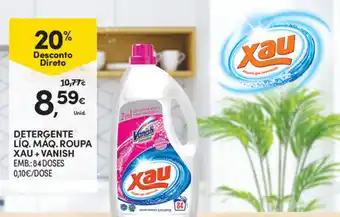 Continente Detergente Líq. Máq. Roupa Xau + Vanish 84 Doses promoção