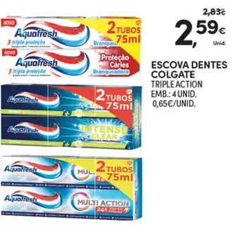 Continente Escova Dentes Colgate 4 Unid promoção