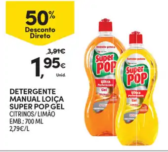 Continente Detergente Manual Loiça Super POP Gel 700ml promoção