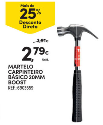 Continente Martelo Carpinteiro Básico 20mm Boost promoção