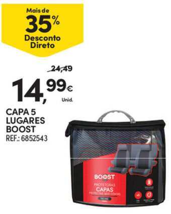 Continente Capa 5 Lugares Boost promoção