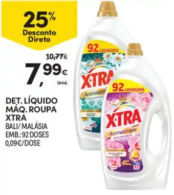 Continente Det. Líquido Máq. Roupa Xtra 92 Doses promoção