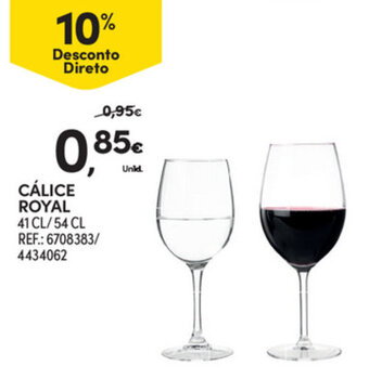 Continente Cálice Royal 41cl/54cl promoção