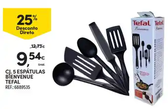 Continente Cj. 5 Espátulas Bienvenue Tefal promoção