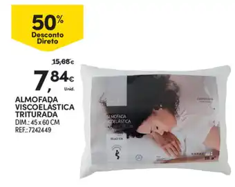 Continente Almofada Viscoelastica Triturada 45 x 60cm promoção