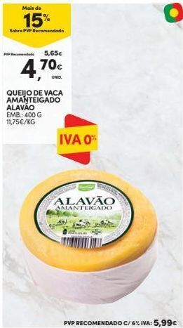 Continente Bom dia Queijos alavão promoção