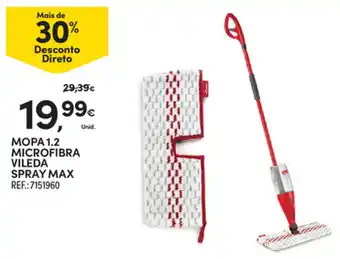 Continente Mopa 1.2 Microfibra Vileda Spray Max promoção
