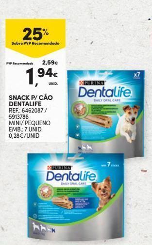 Continente Bom dia Ração para cães dentallife promoção