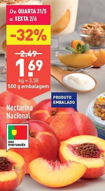 ALDI Nectarina promoção
