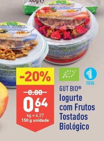 ALDI Iogurte gut bio promoção