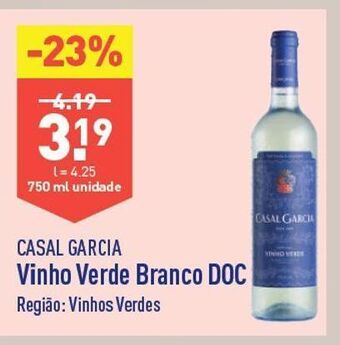 Vinho verde casal garcia