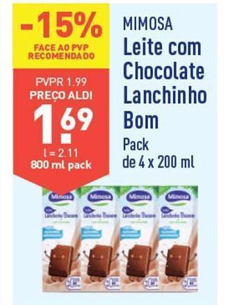 Achocolatado mimosa