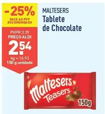 ALDI Chocolates maltesers promoção