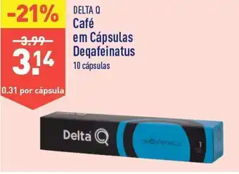 Cápsulas de café delta q