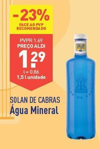 ALDI Água promoção