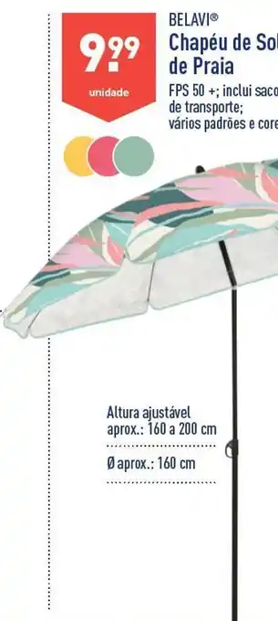 ALDI Guarda sol promoção