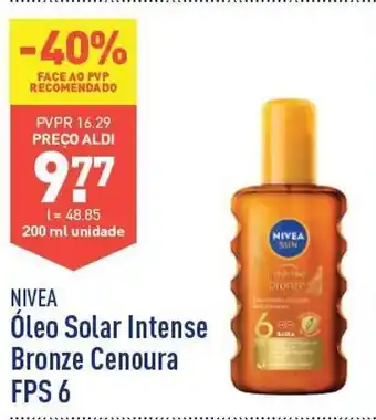Bronzeador nivea sun