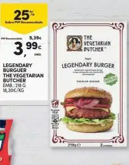 Continente Bom dia Hamburguer vegetal promoção