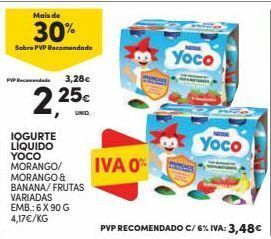 Continente Bom dia Iogurte yoco promoção