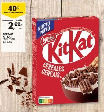 Continente Bom dia Cereais kit kat promoção