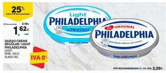 Continente Bom dia Queijos philadelphia promoção