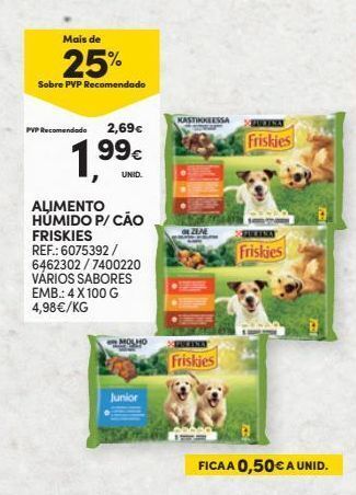 Continente Bom dia Ração para cães pedigree promoção
